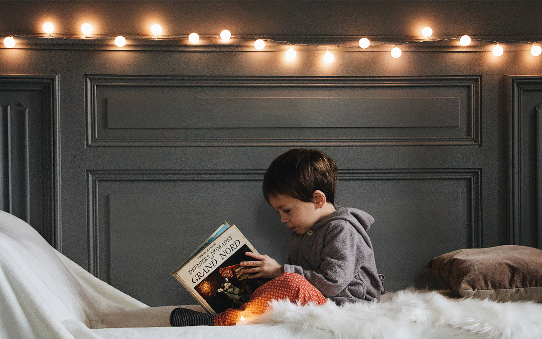 Boy reading