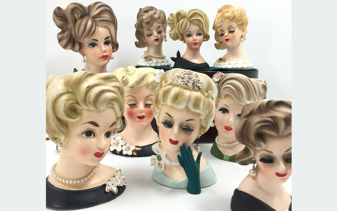 Lady Head Vases